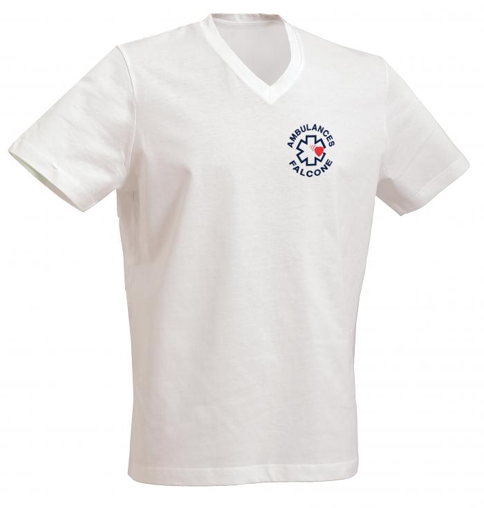 T shirt encolure large homme shop